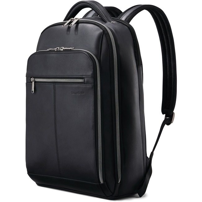 Samsonite Backpack Leather Black SML126037-1041