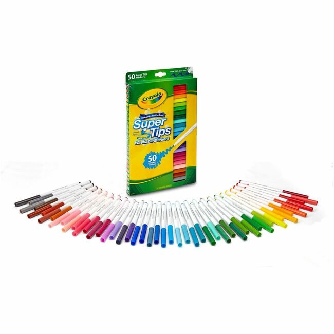 Crayola LLC Markers Suprtip Fl 50 Count CYO585050
