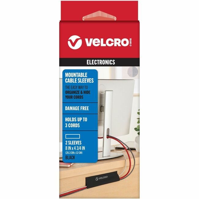 VELCRO Brand Velcro Companies Brand Cable Sleeve Mountable 8"X4.75 VEK30795