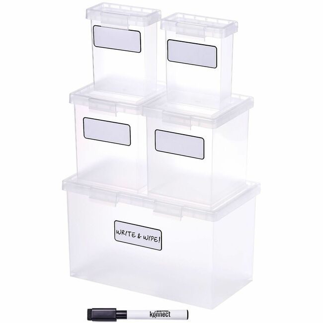 Bostitch / Stanley Stanley Black & Decker Bostitch / Nest Stacking Boxes Clear BOS23234