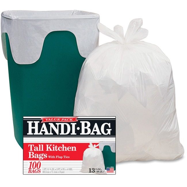 Berry Global Liner 13GAL 100/BX White WBIHAB6FK100