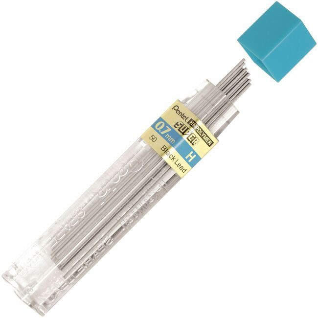 Pentel of America Refill Lead 0.7MM H/Black PEN50-H