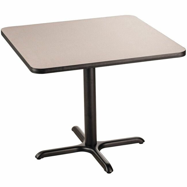 National Public Seating Table Caf 36X36 Sq Gray NPSCT33636XD1GY