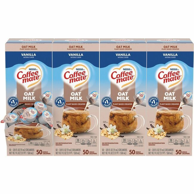 Nestlé Coffee mate Creamer Oatmilk 50 Count NES19891CT