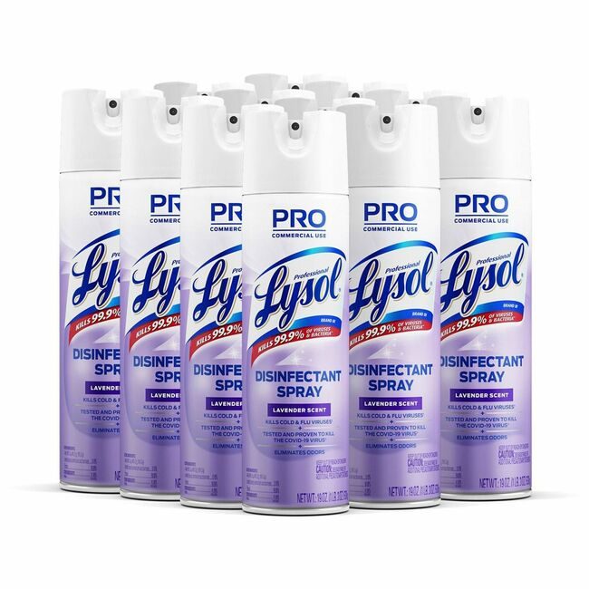 Reckitt Lysol / Resolve / Air Wick / Easy-Off / product-specific Spray Disinfctnt Scent Lav RAC89097CT