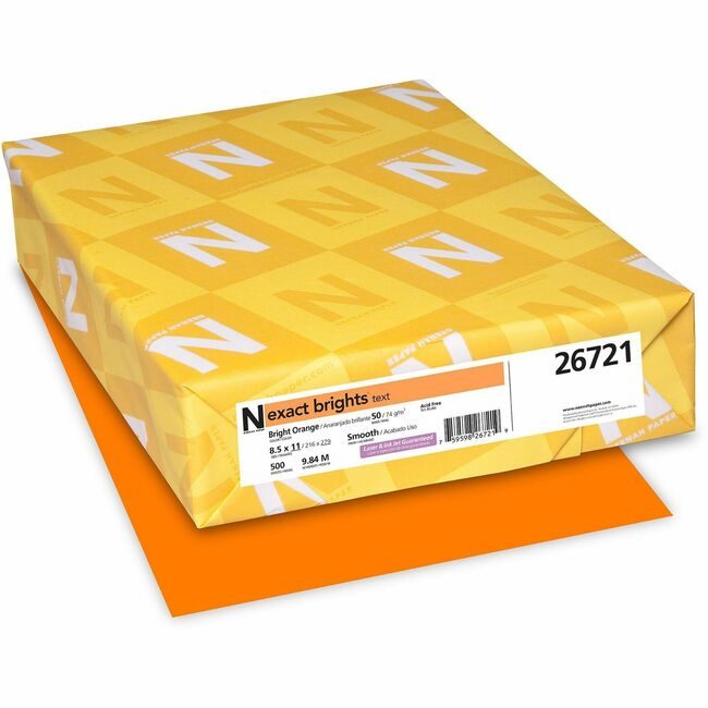 Neenah Paper, Inc. Astrobrights Brites Exact 500SH Oe WAU26721