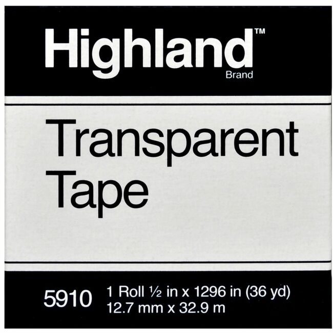 3M Company Tape Econ .5X1296 Trans MMM5910121296