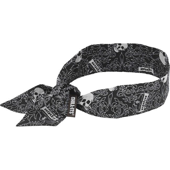 Ergodyne Bandana Cooling-Tie Skulls EGO12329