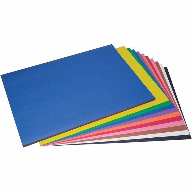 Pacon Corporation Paper Constr 18X24 Assorted 50SH PAC6517