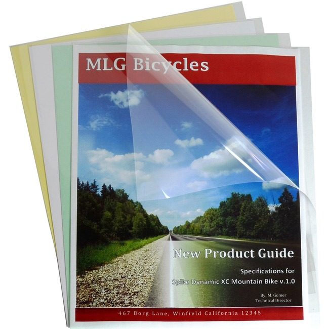 C-Line Products Cover Report 11X8.5 Clear CLI31347