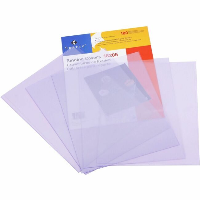 Sparco Cover Prem Sqr Corners Clear SPR18205
