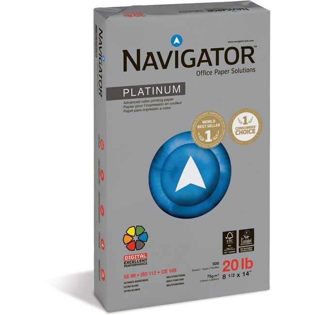 The Navigator Company Discovery Paper Platinum 20# 8.5X14 SNANPL1420