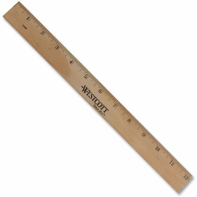 Westcott / Acme United Acme United Corporation Westcott / Ruler 12" METRIC W/METAL EDGE ACM10375
