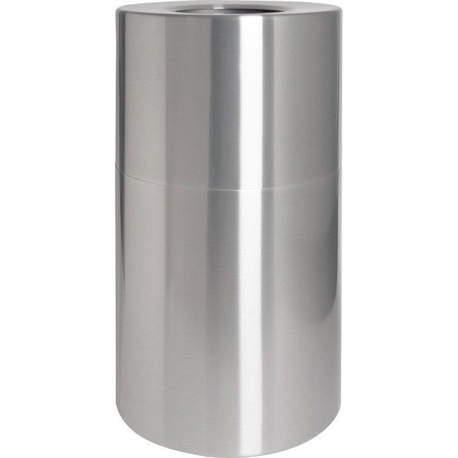 Genuine Joe Receptacle Waste 35GAL Aluminum GJO58893