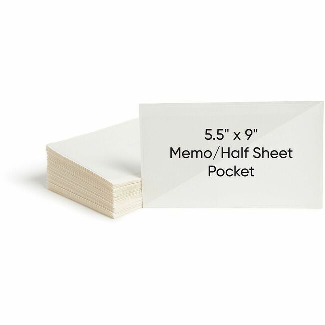 Smead Manufacturing Co. Pocket Poly Slfadhs 9X5.5 SMD68185