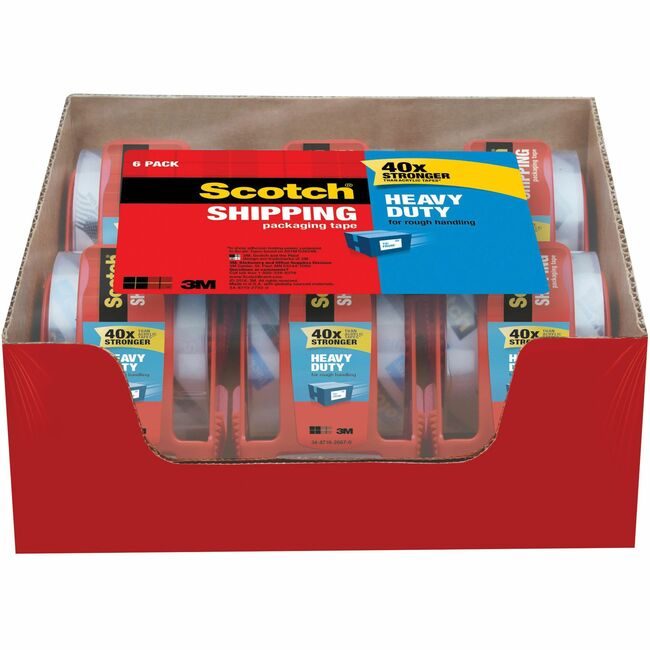 3M Company Tape Pkg W/Disp 22.2YDS 6 Pack MMM142-6