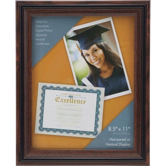 Advantus Corporation Frame Certificate 8.5X11 Rswd AVTVS4501B811