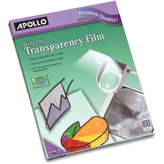 ACCO Brands Corporation Quartet Transparency Write On Wet/D APOWO100CB