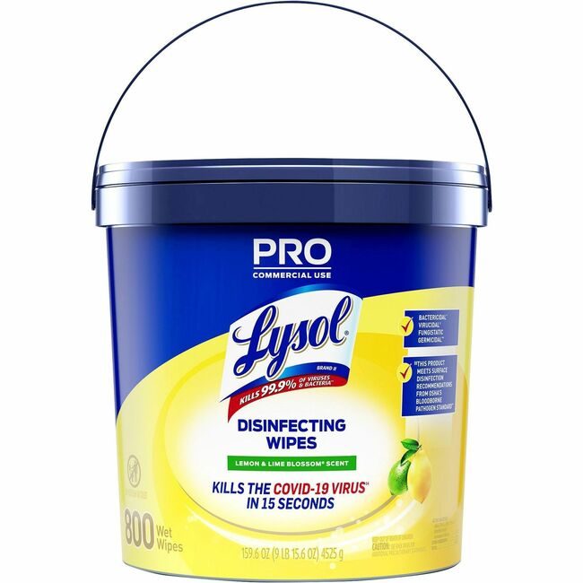 Reckitt Lysol / Resolve / Air Wick / Easy-Off / product-specific Wipe Disnf Lemon Bucket 800 RAC99856