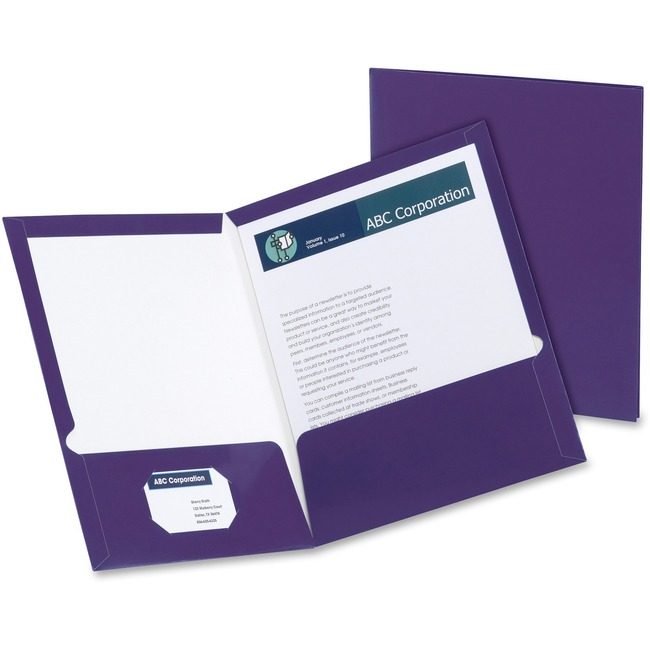 TOPS Products / ACCO legacy Oxford Folder 2POCKET Laminated Pe OXF51726
