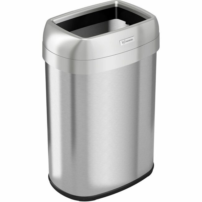 HLS Commercial Trashcan Opentop Stainless HLCHLS13STV