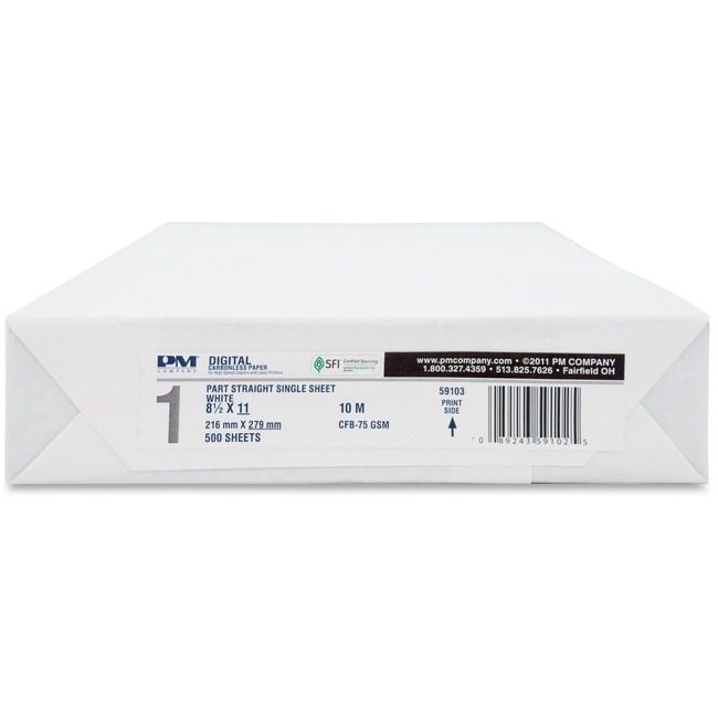 Iconex Paper CARBONLSS 1-PRT White ICX90771005