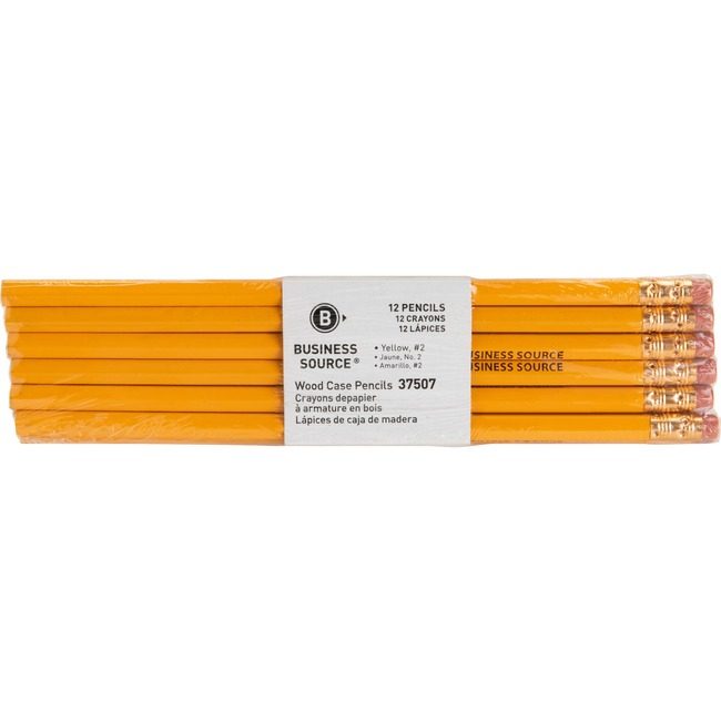 Business Source Pencil Woodcase #2HB Dz BSN37507