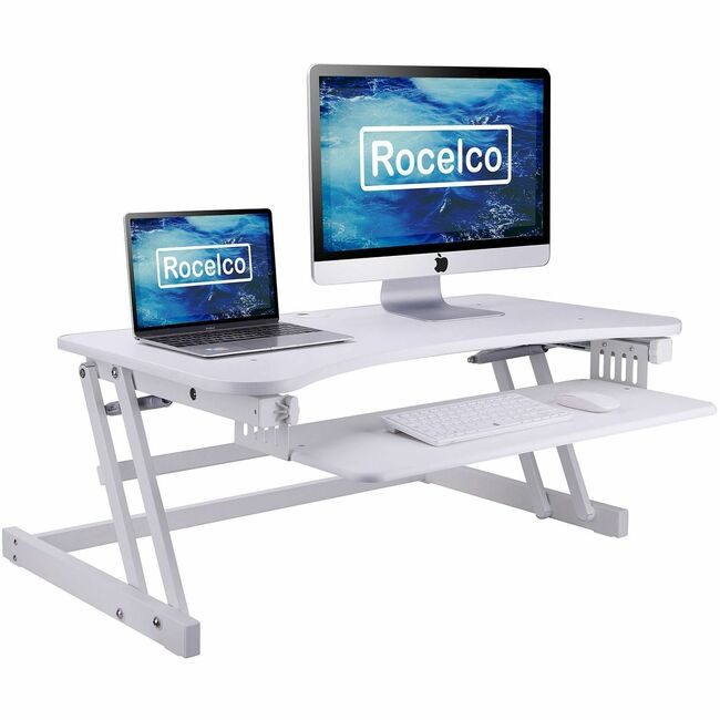 Rocelco Riser Desk Standing 37"W We RCLRDADRW