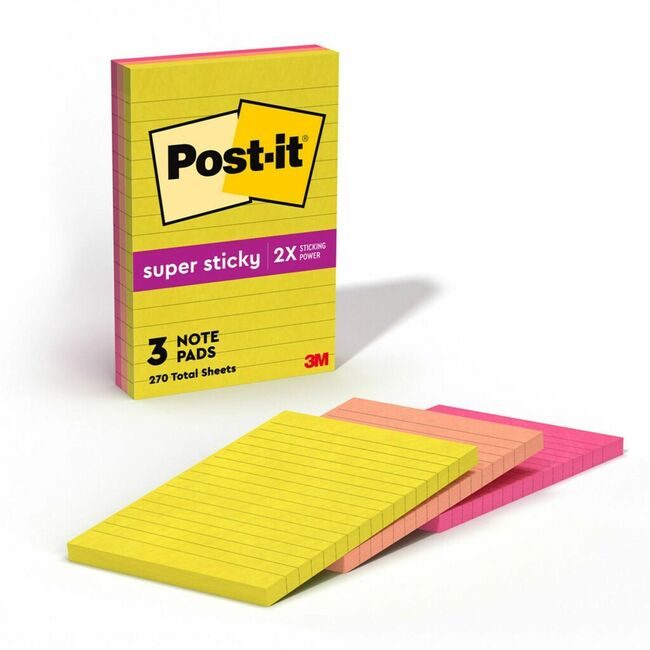 3M Company Super Sticky 4X6 Lnd 3PD/PK MMM6603SSJOY
