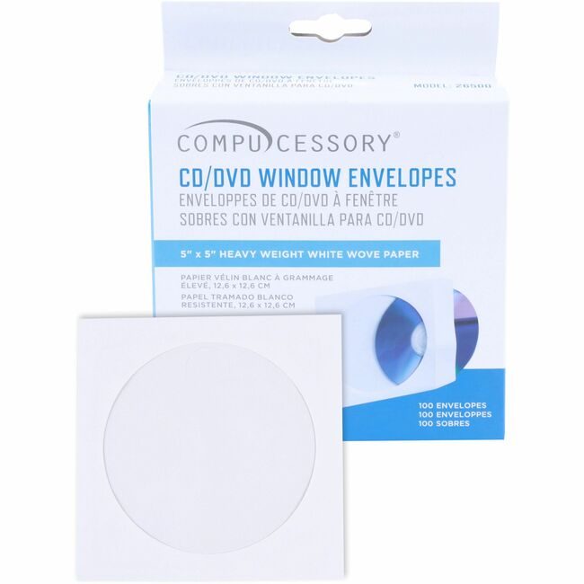 Compucessory Envelope Cd Window We 100 Pack CCS26500