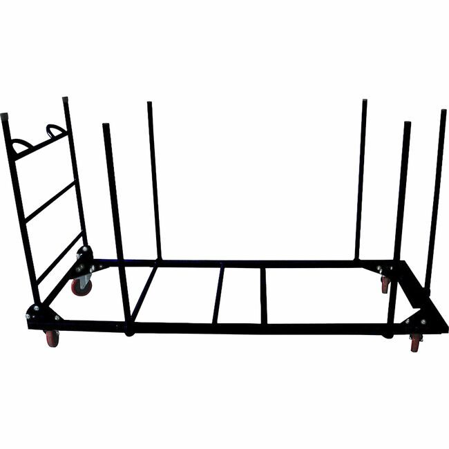 Lorell Cart Table Folding Charcoal LLR65956