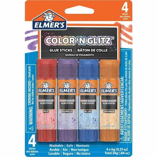 Newell Brands Elmer's / X-Acto Glue Stick Glitter 4 Count 6G EPI2197114