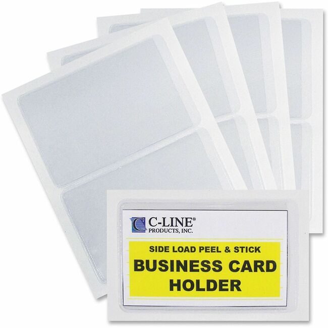 C-Line Products Holder Busncrd Adhesive Sde Clear CLI70238