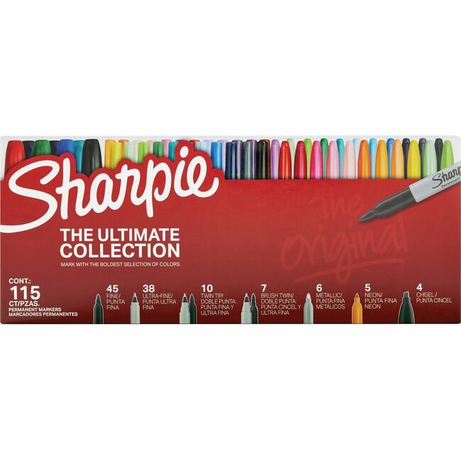 Sharpie / Expo / Prismacolor / Sanford Newell Brands / Sanford Sharpie / Expo / Prismacolor / Marker 115 Count Assorted SAN2199819