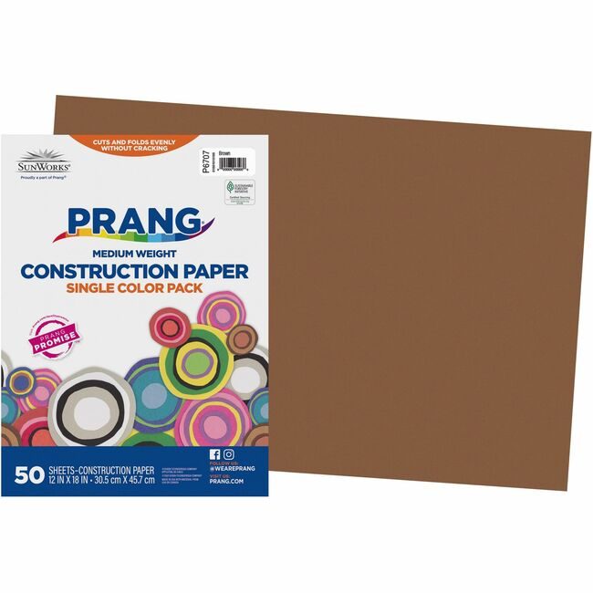 Pacon Corporation Paper Constrc 12X18 Bn 50SH PAC6707