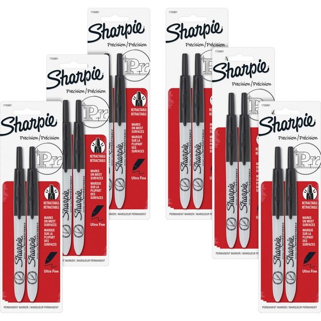 Sharpie / Expo / Prismacolor / Sanford Newell Brands / Sanford Sharpie / Expo / Prismacolor / Marker Rt Uf Black 2 Pack SAN1735801BX