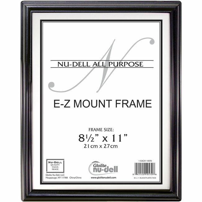 Nu-Dell Manufacturing Frame Ez Mount 8.5X11 NUD10570