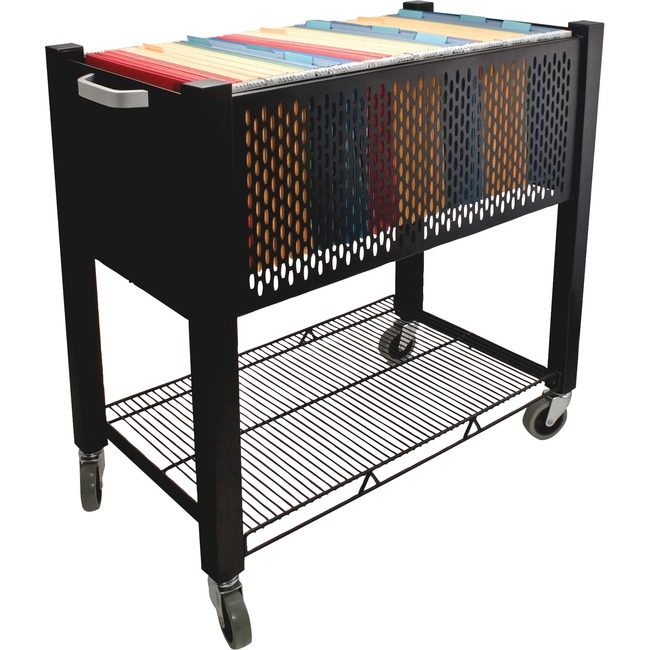 Vertiflex Products Cart Open Top Black VRTVF53000