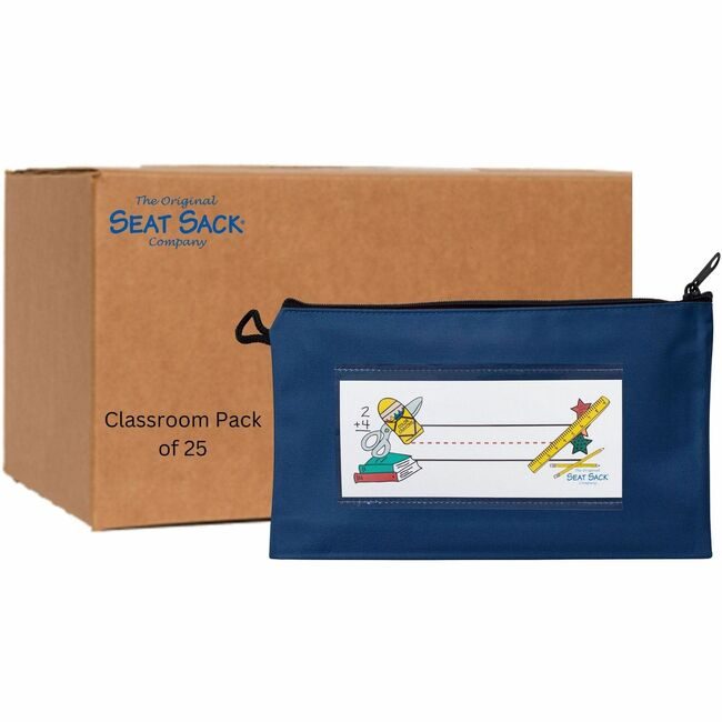 The Original Seat Sack Company Pouch Pencil 25 Pack Blue SSK40190