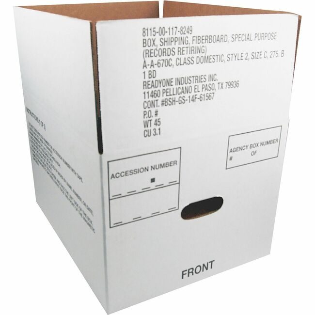 Varies / verify SKU SKU-LEVEL VERIFICATION REQUIRED Box Storage 14.75X12X9.5 We NSN1178249