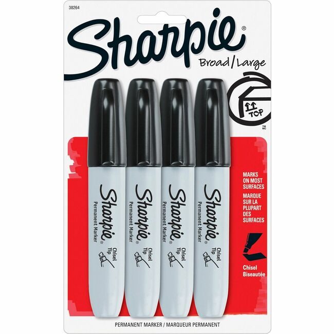 Sharpie / Expo / Prismacolor / Sanford Newell Brands / Sanford Sharpie / Expo / Prismacolor / Marker Chisel 4 Pack SAN38264PP