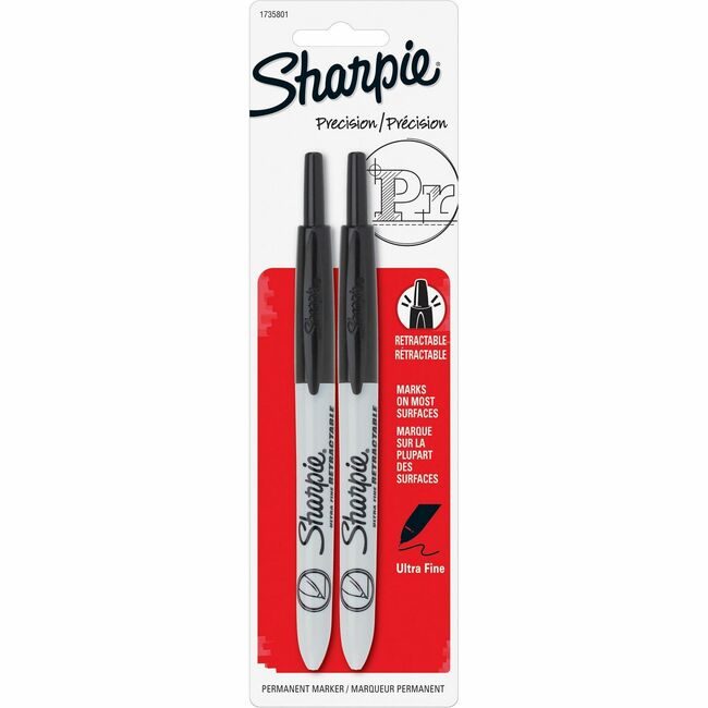 Sharpie / Expo / Prismacolor / Sanford Newell Brands / Sanford Sharpie / Expo / Prismacolor / Marker Rt Uf Black 2 Pack SAN1735801