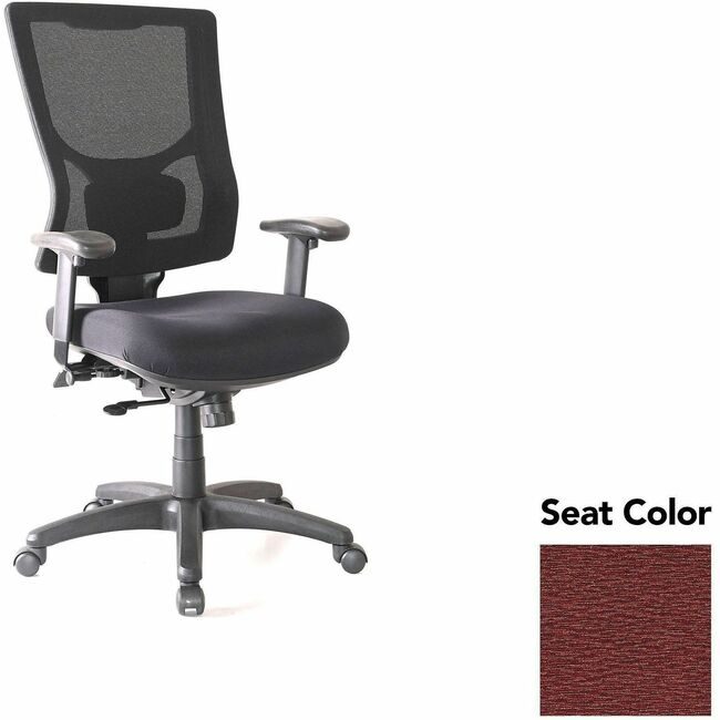 Lorell Chair Hi Sync Sldr Carmine LLR6201547