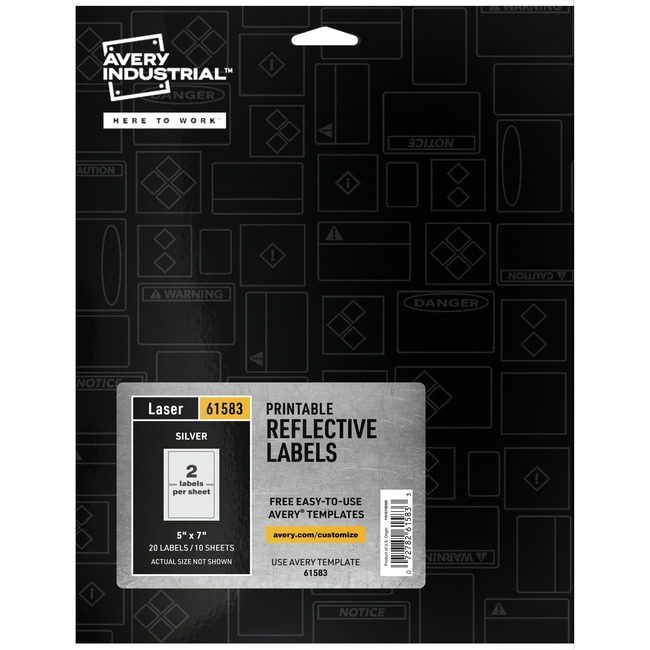 Avery Products Corporation Label Reflect 5X7 AVE61583