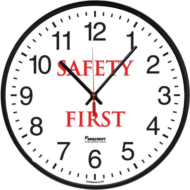 Varies / verify SKU SKU-LEVEL VERIFICATION REQUIRED Clock Wall 12.75 Safety NSN6986556