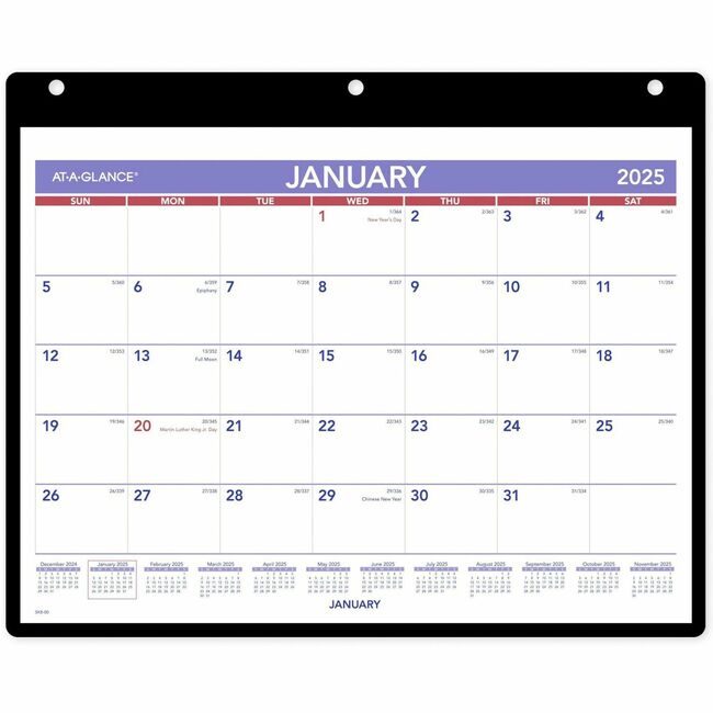 ACCO Brands AT-A-GLANCE Calendar Dsk/Wall 12-MONTH AAGSK8-00