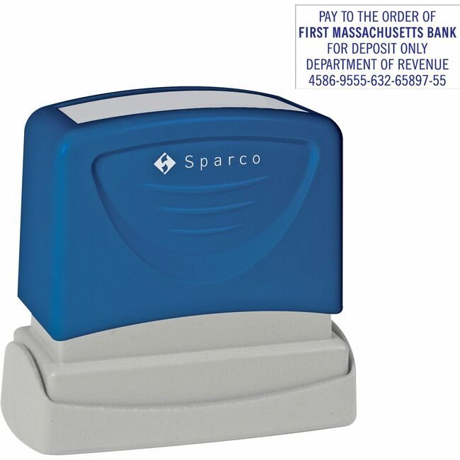 Sparco Stamp Custom Endorsement SPRCS60459