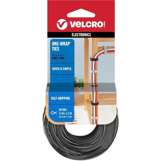 VELCRO Brand Velcro Companies Brand Fastener 15" STRAPS Assorted VEK94257