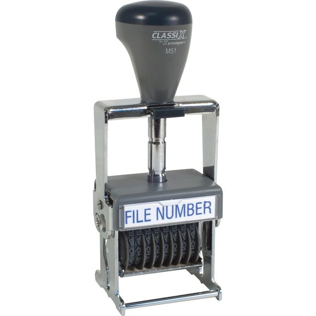 Shachihata / Xstamper Stamp Number 1-1/8X1-5/8 XSTM51