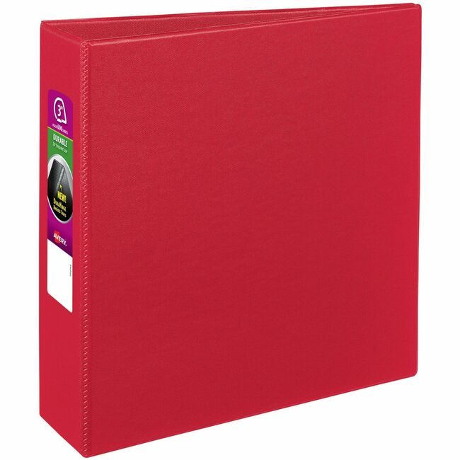 Avery Products Corporation Binder Durable Slant 3" Red AVE27204